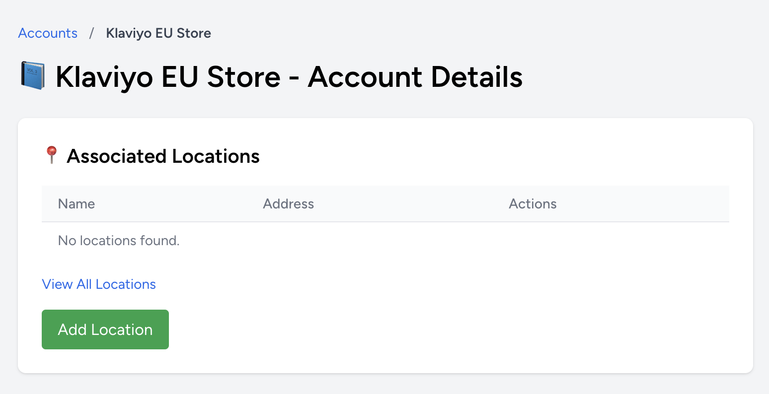 Add Mapping Button